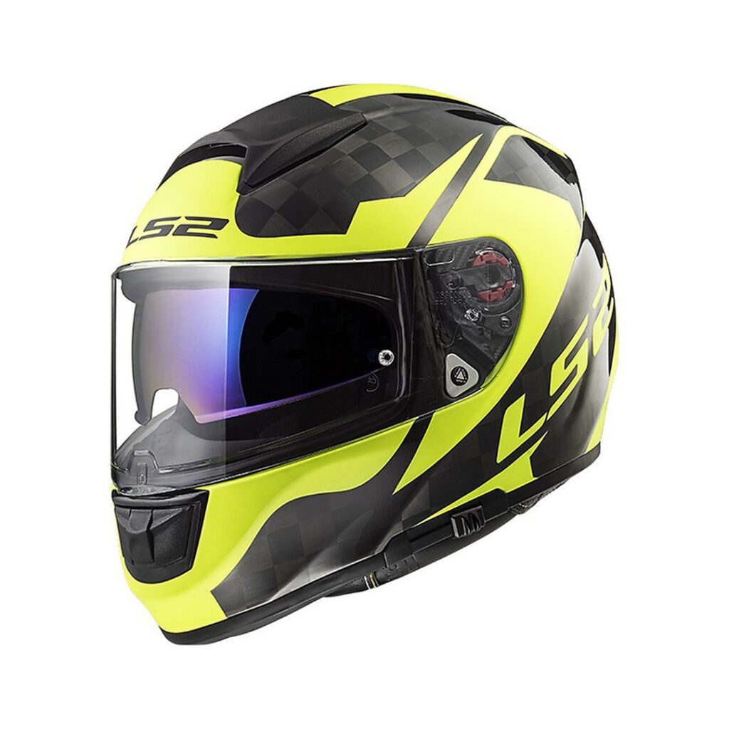 اکست کلاه کاسکت موتورسیکلت LS2 مدل FF937 Vector Evo زرد - بازرگانی اسماعیلی (www.esmeilitrading.com)